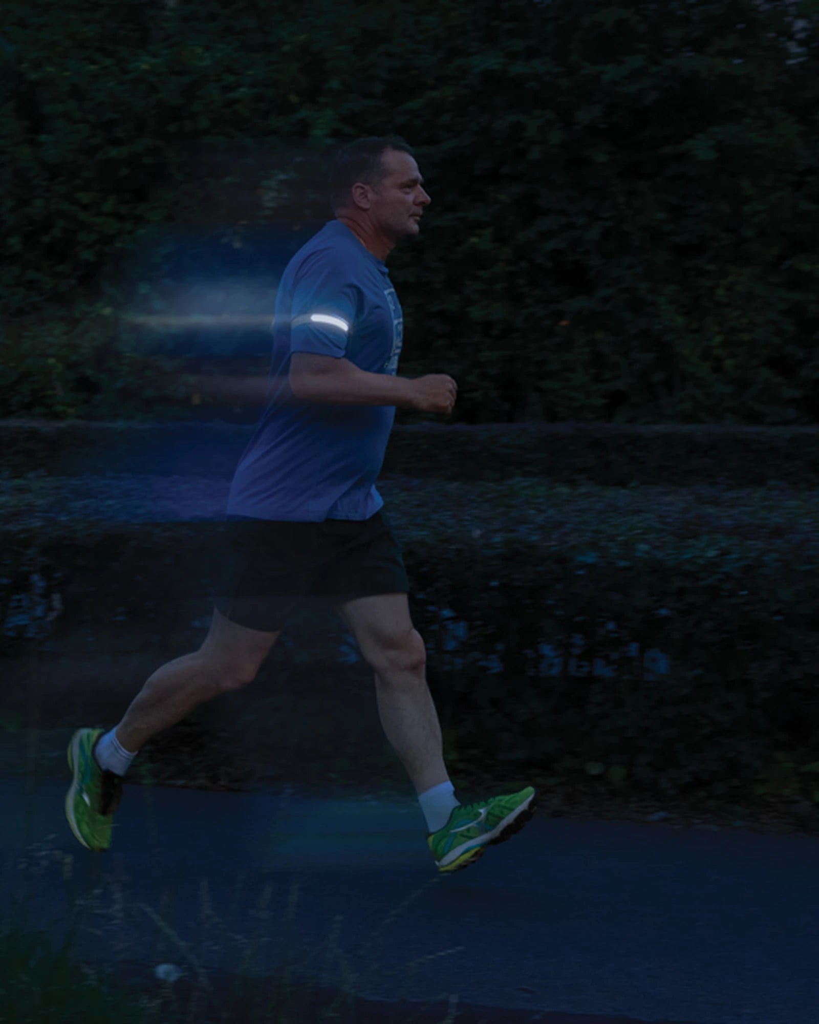 Promotional rechargeable LED running light - 8